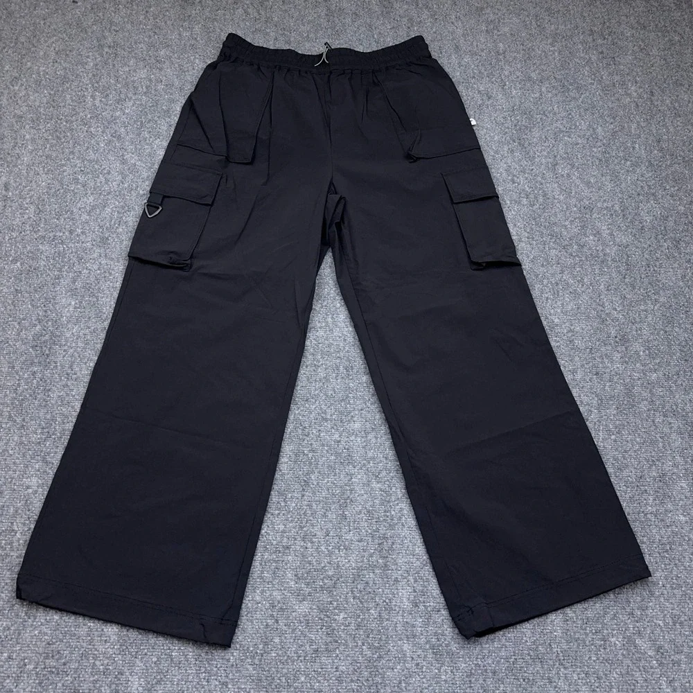 Fabletics Heights Cargo Pants Women's XL Black Relaxed Wide-Leg Pant Lightweight